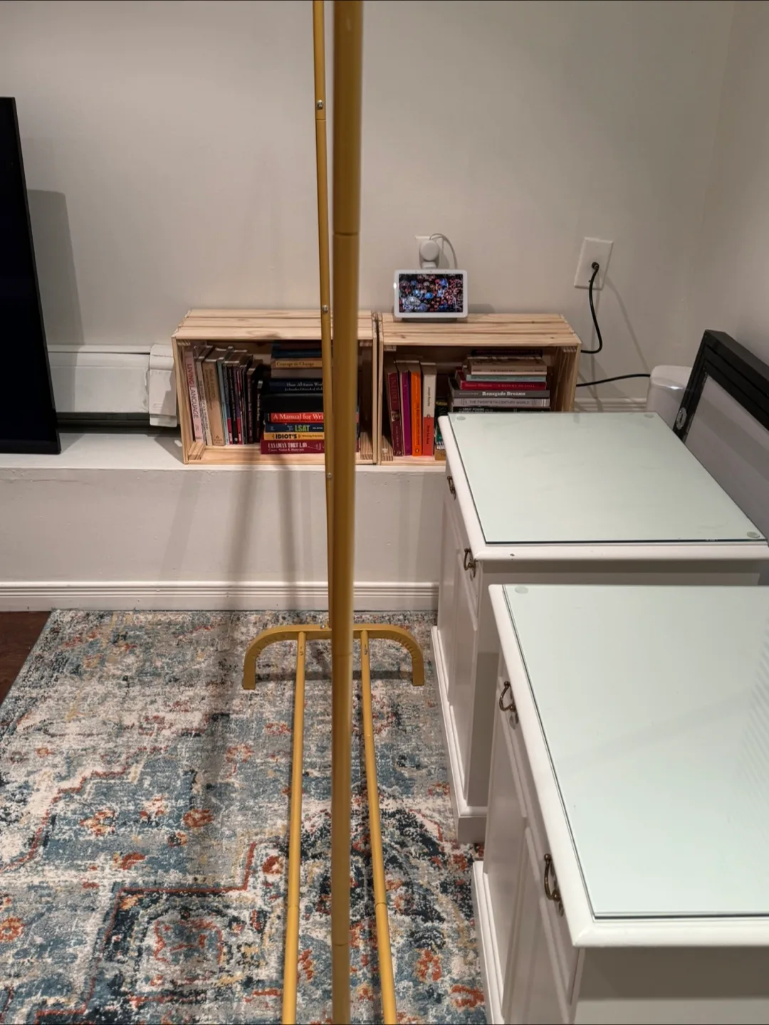 Sleek Gold Clothing Rack ✨ image indicator(2)