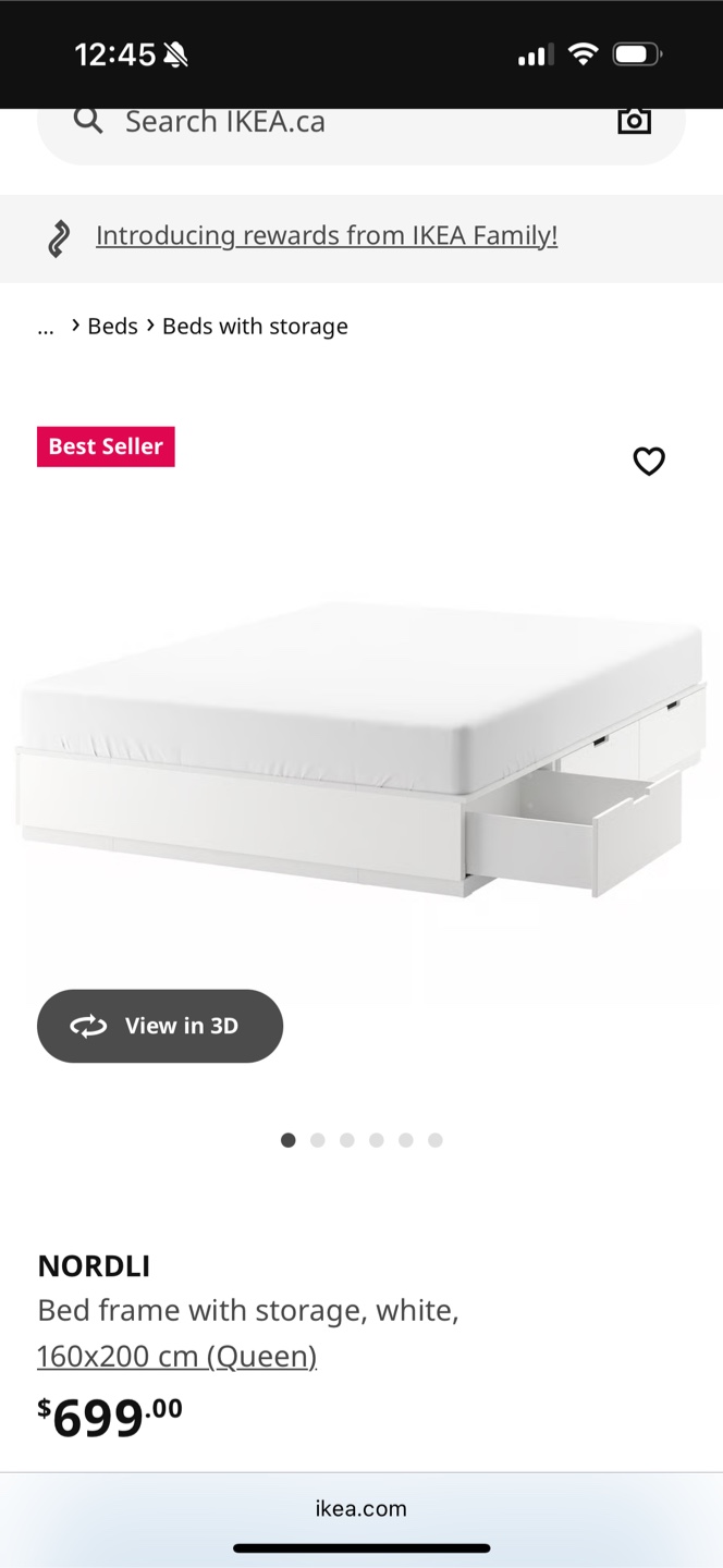 IKEA NORDLI Bed Frame