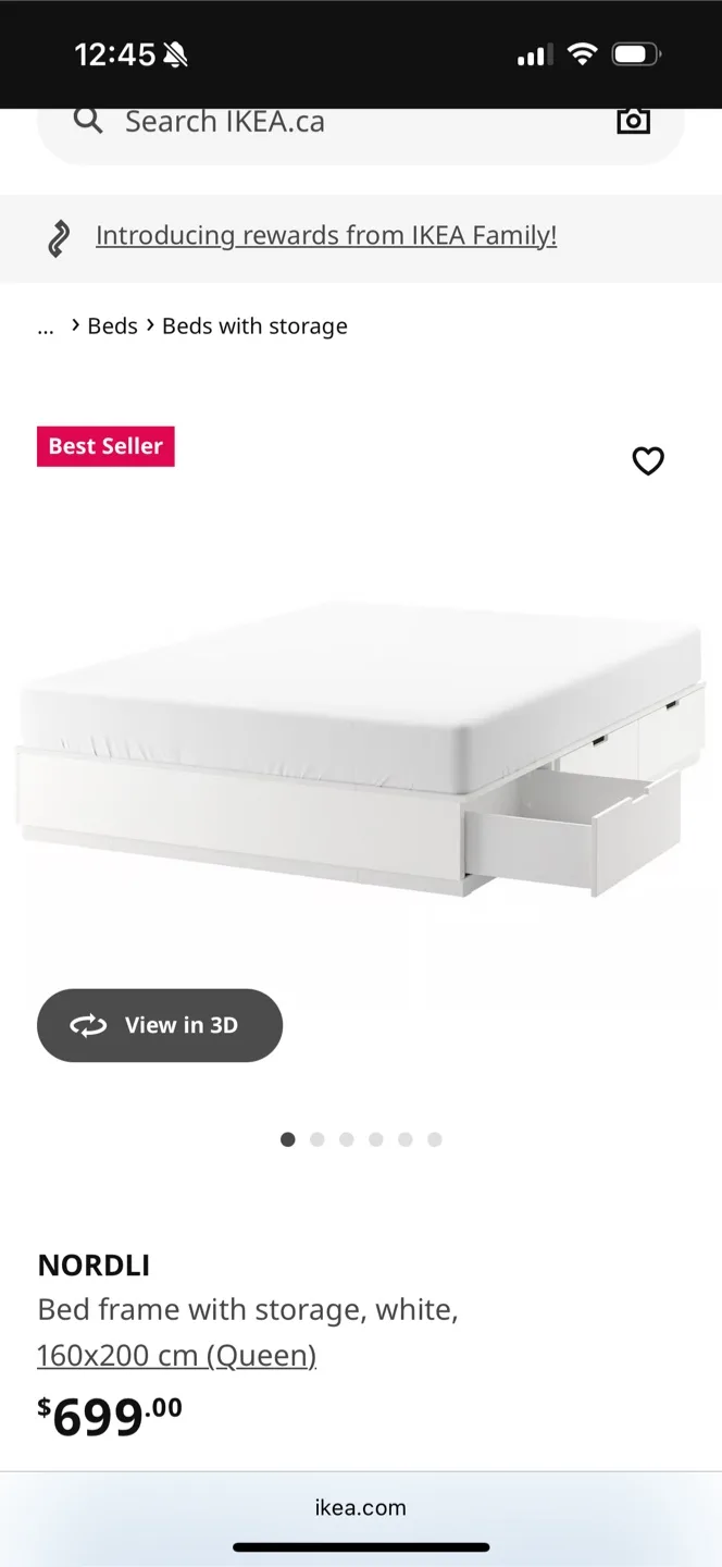IKEA NORDLI Bed Frame thumbnail