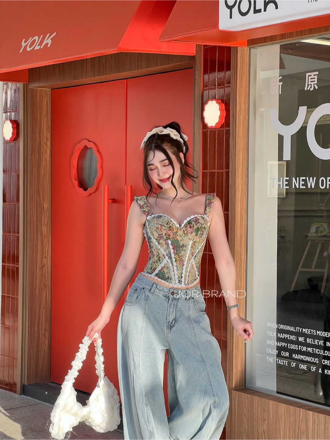 Jor Jacquier Floral Corset Top - photo 5