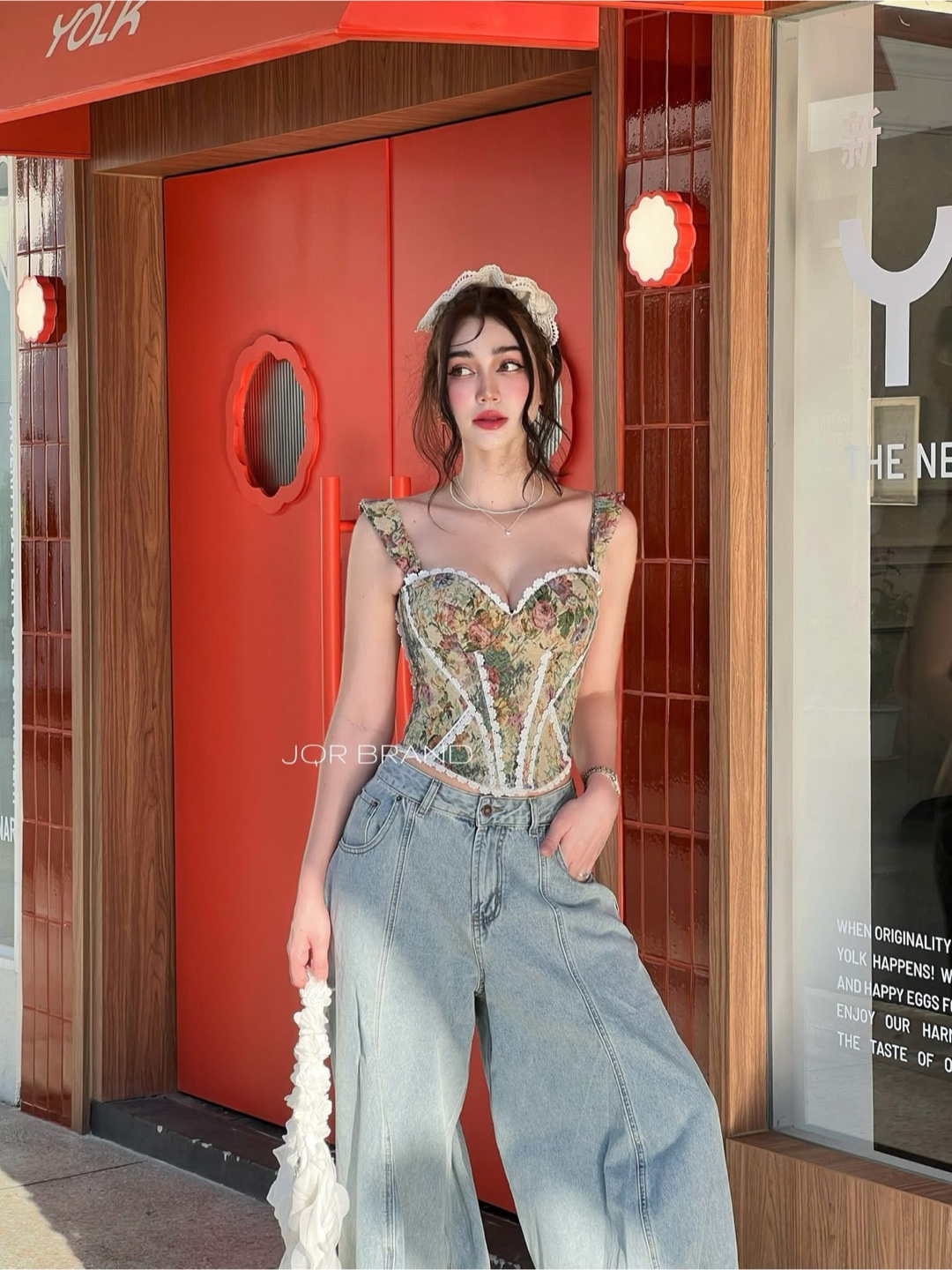 Jor Jacquier Floral Corset Top - photo 4