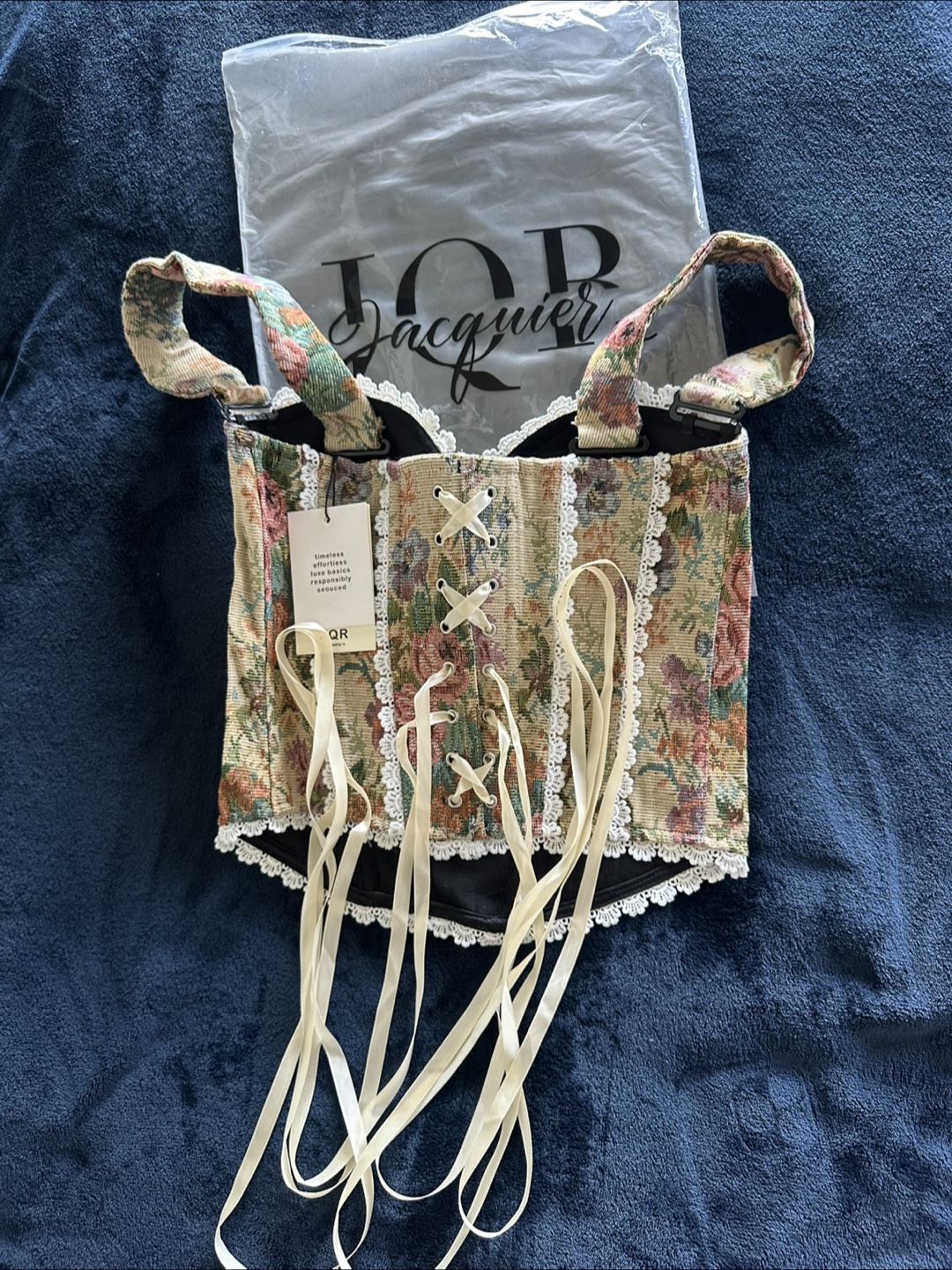 Jor Jacquier Floral Corset Top - photo 3