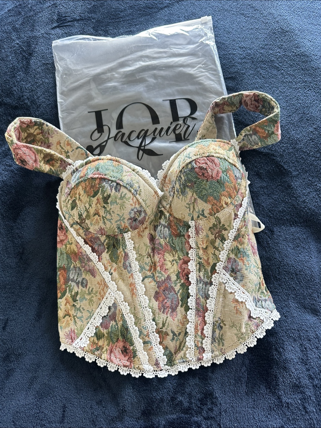 Jor Jacquier Floral Corset Top