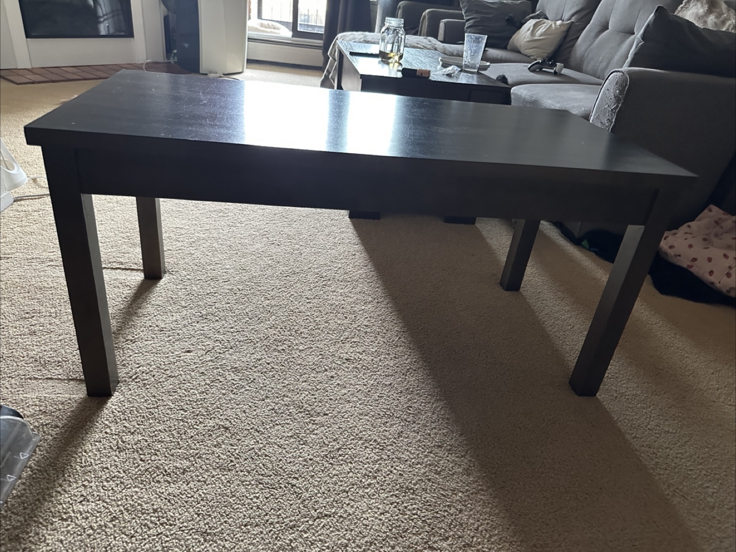 Solid wood coffee table - photo 3
