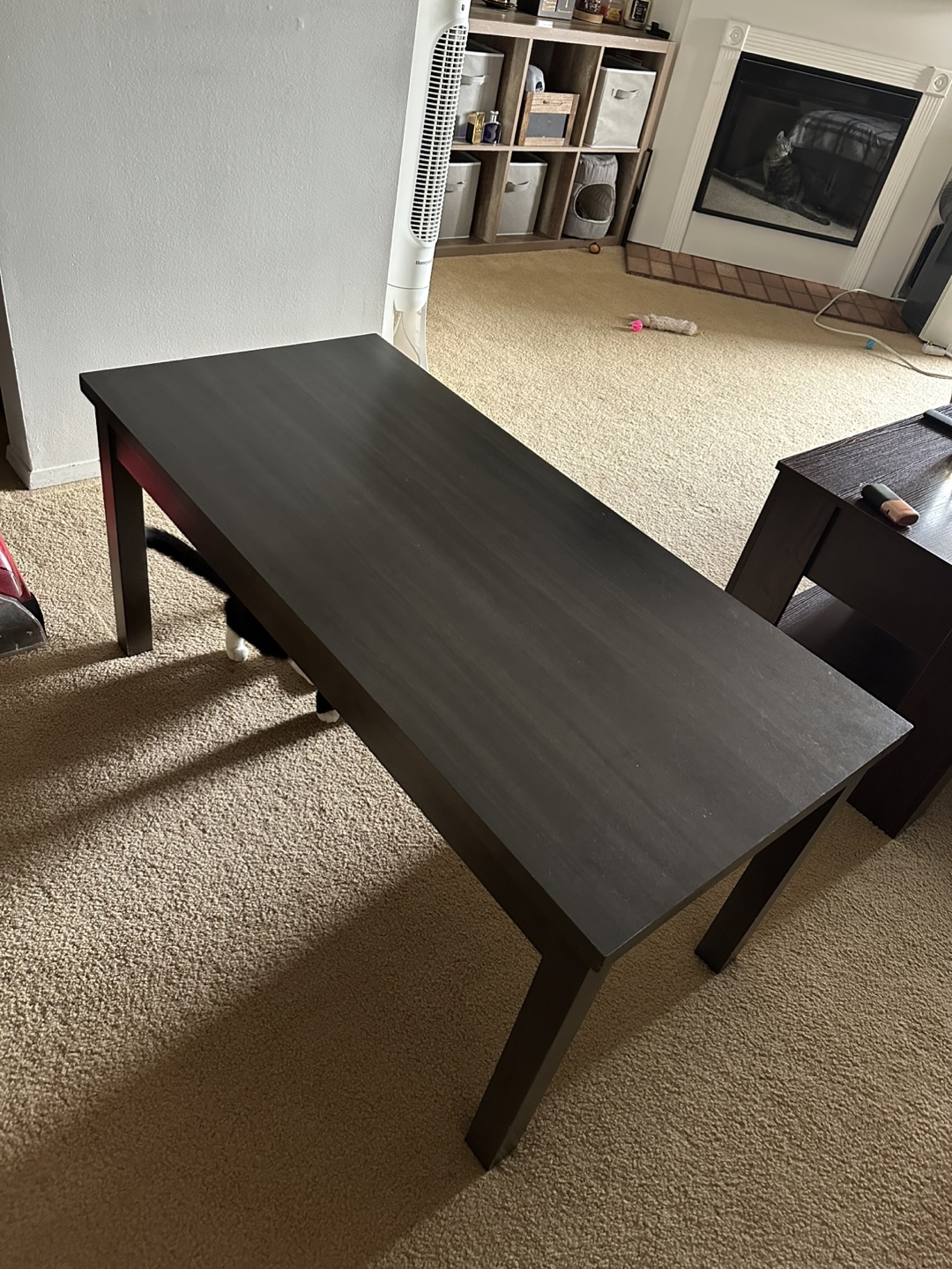Solid wood coffee table