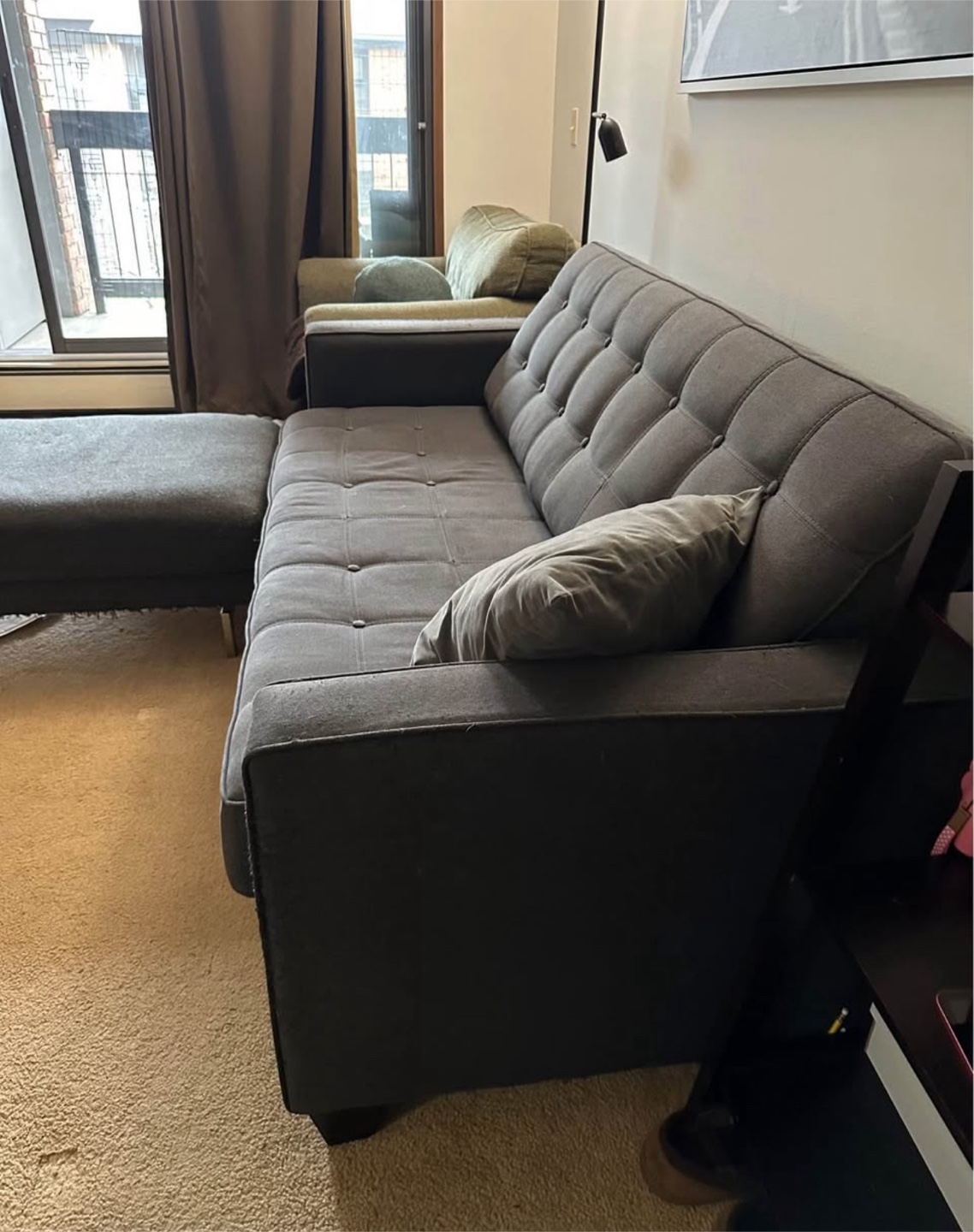 Sofa Bed with Ottoman - photo 2