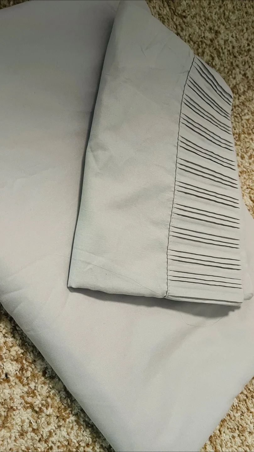 Grey duvet cover Twin size thumbnail