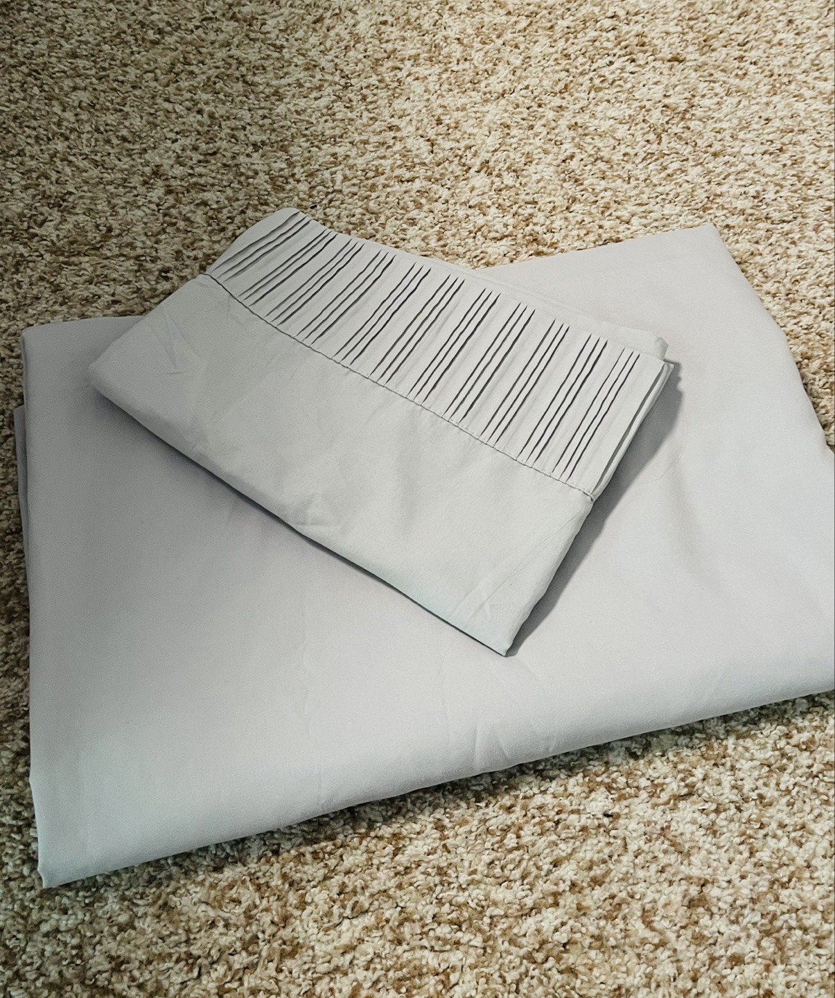 Grey duvet cover Twin size - photo 2