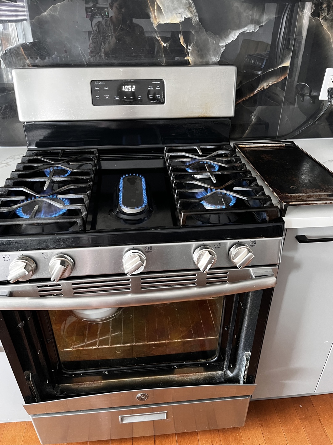 Stainless Steel Gas Range stove