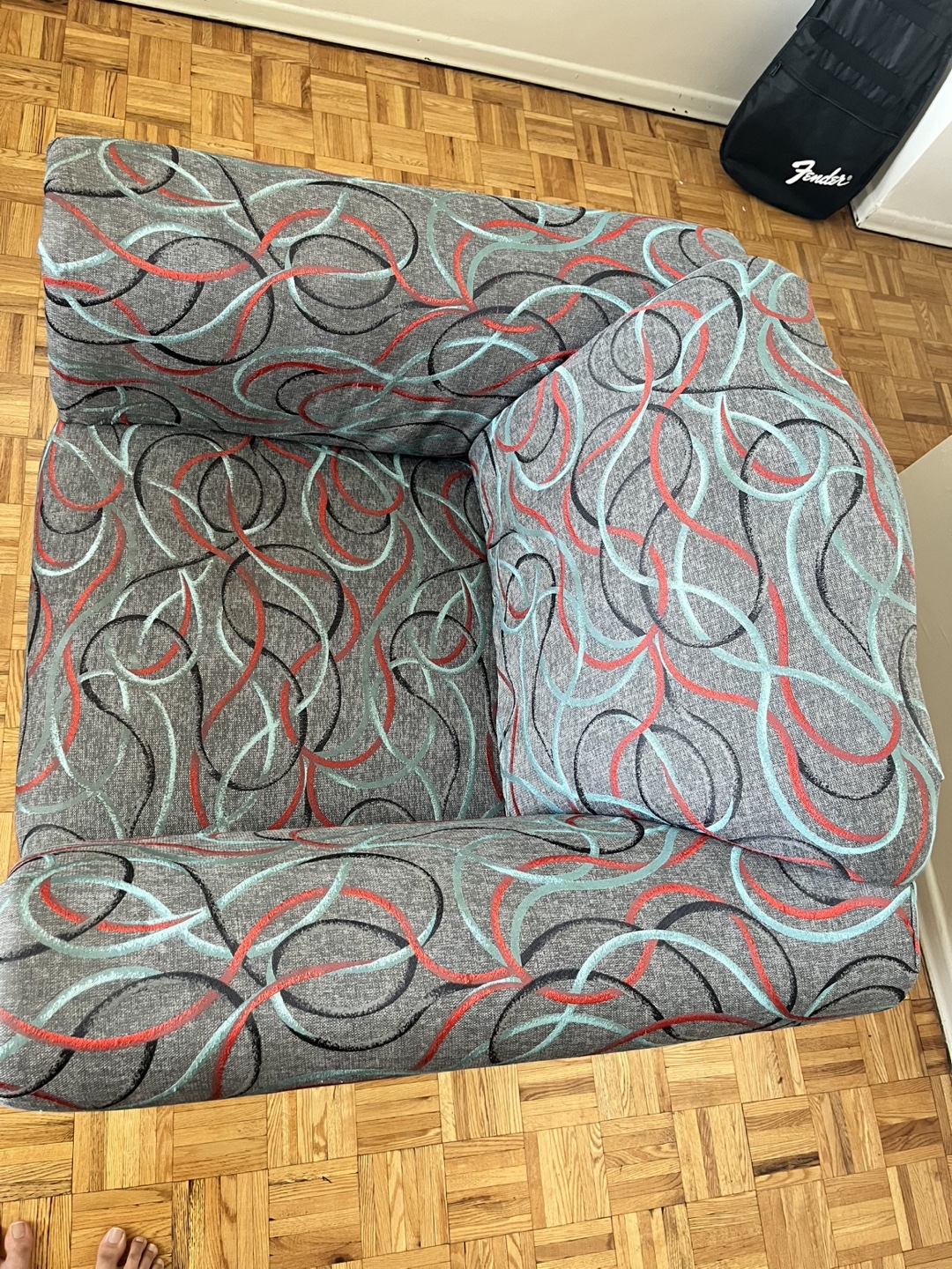 Patterned Armchair