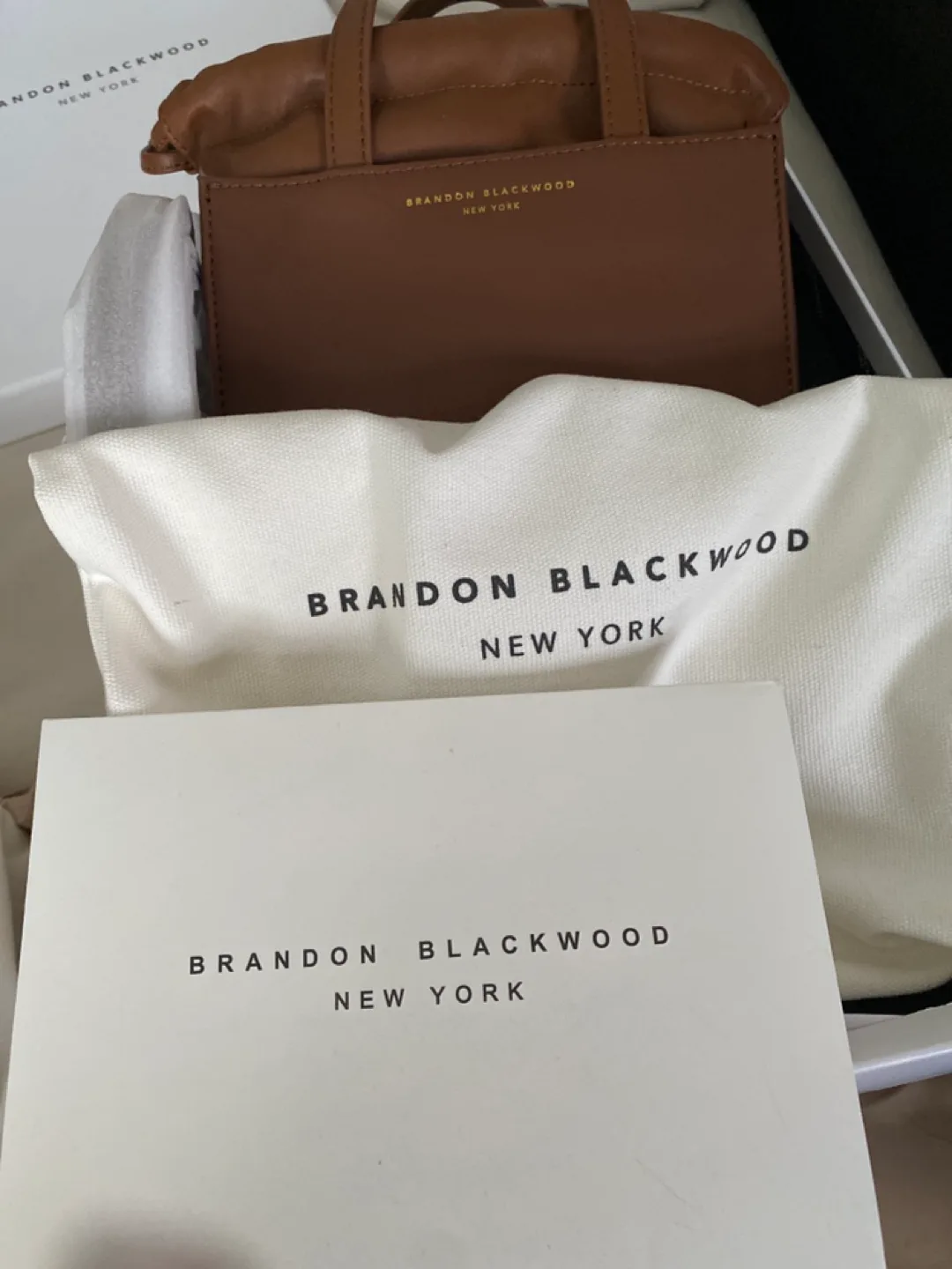 BRANDON BLACKWOOD Brown Handbag image indicator(3)