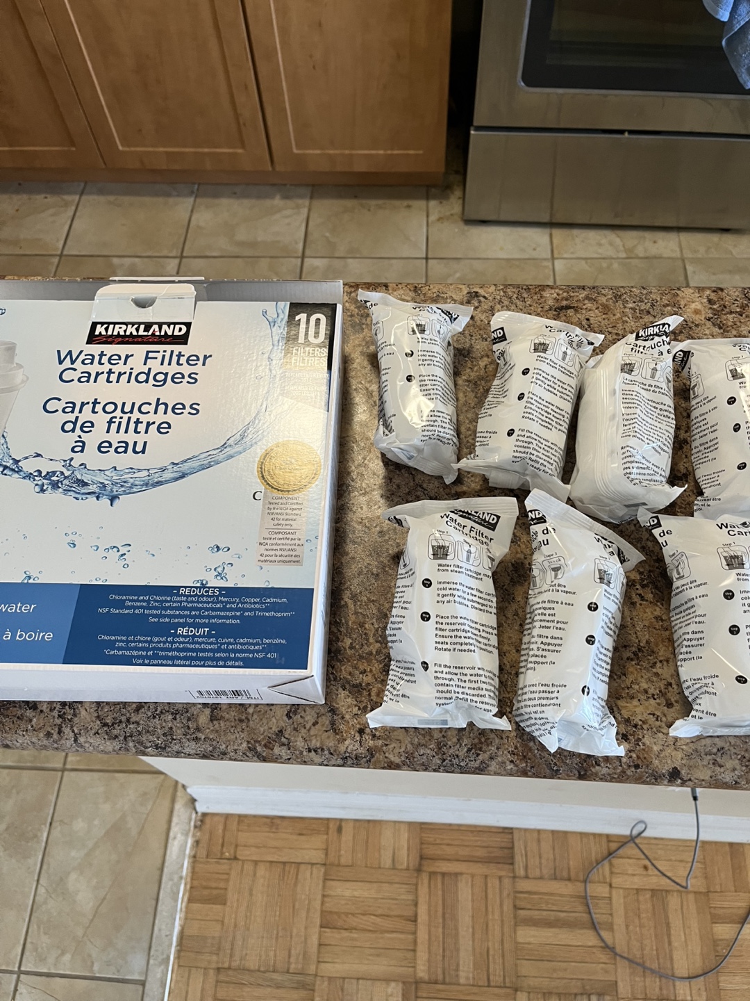 Kirkland Water Filter Cartridges- Set of 7 Cartridges - photo 2