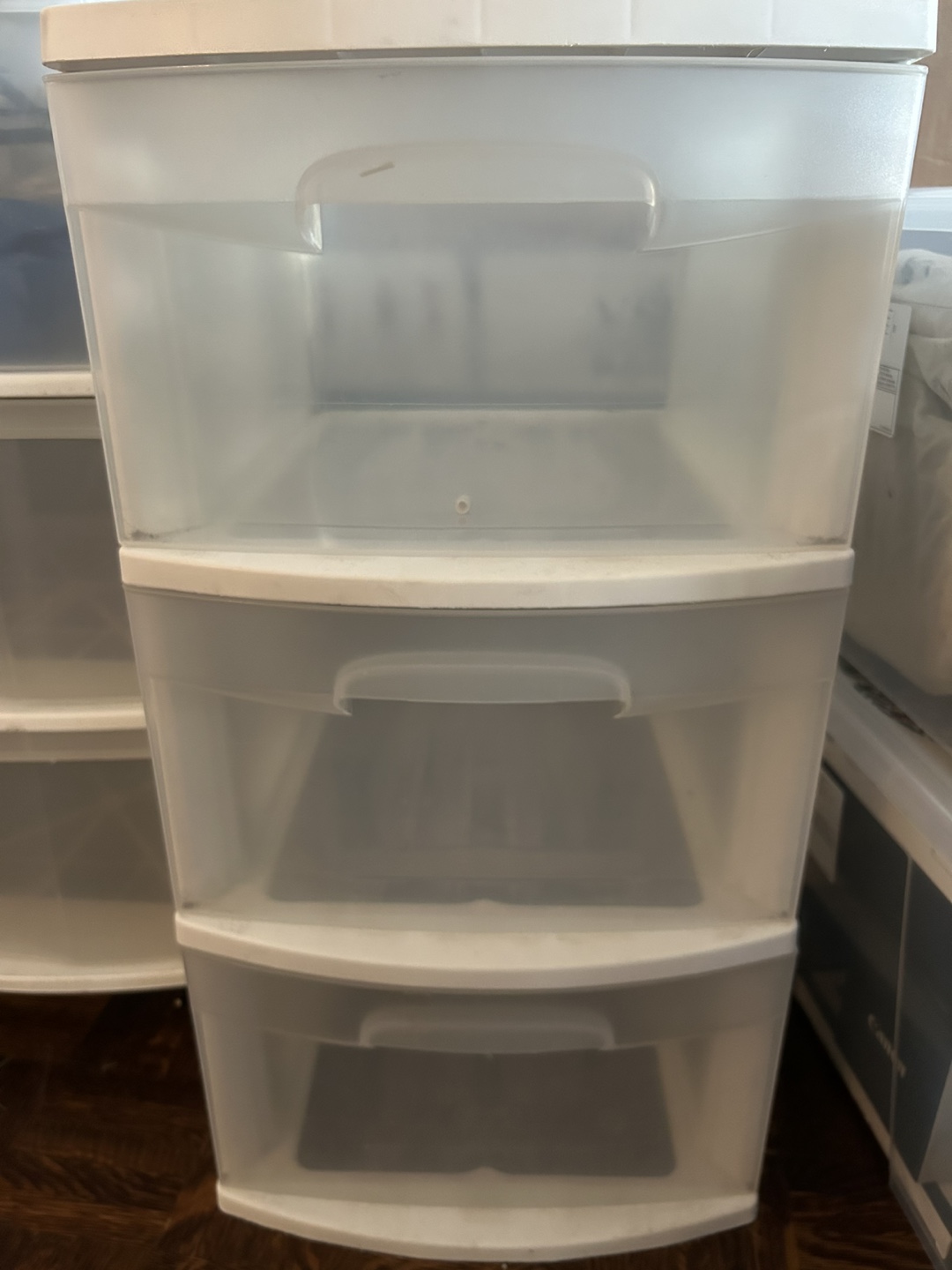 Sterilite 3-Drawer Plastic Storage Tower