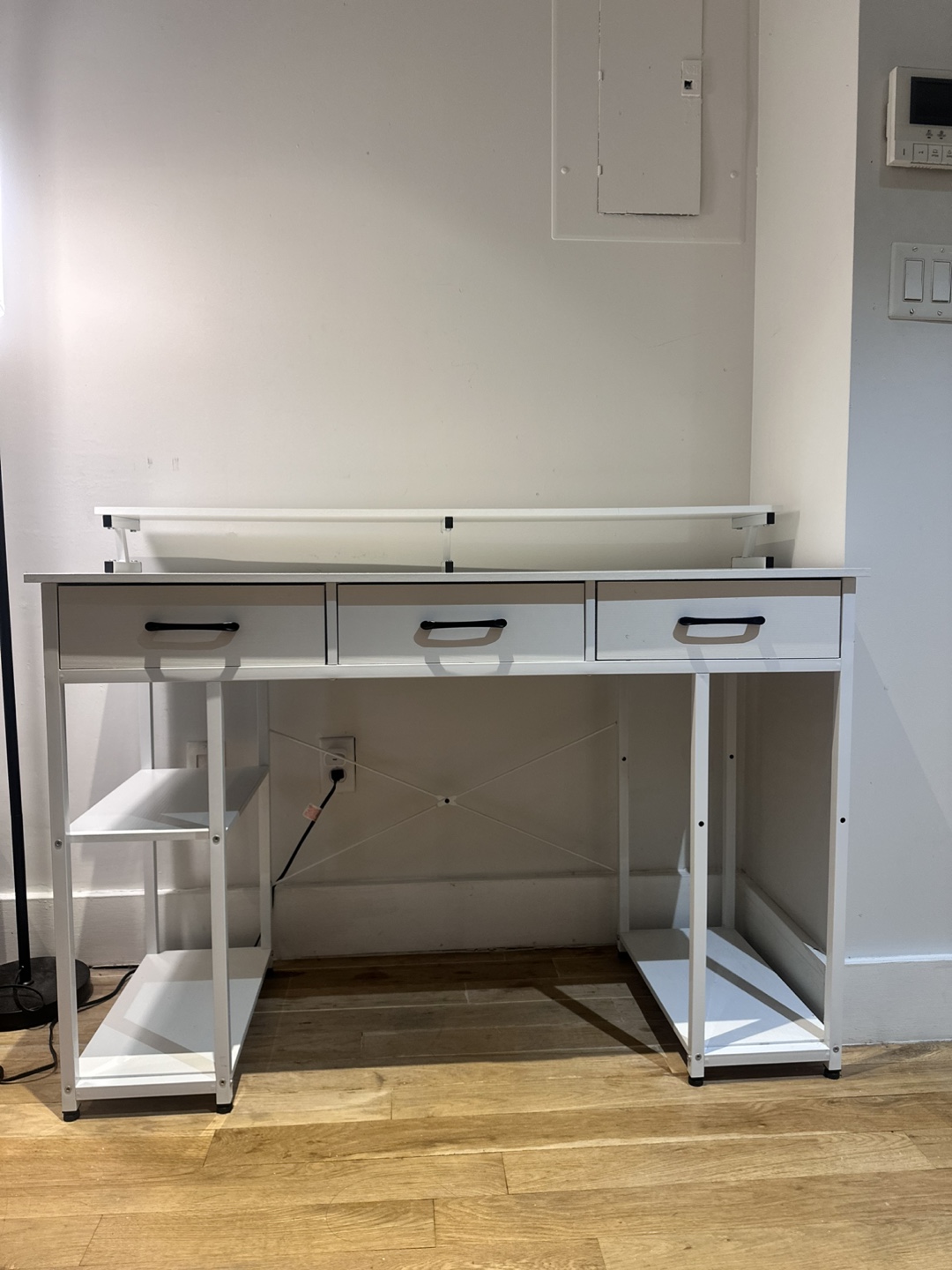 White desk