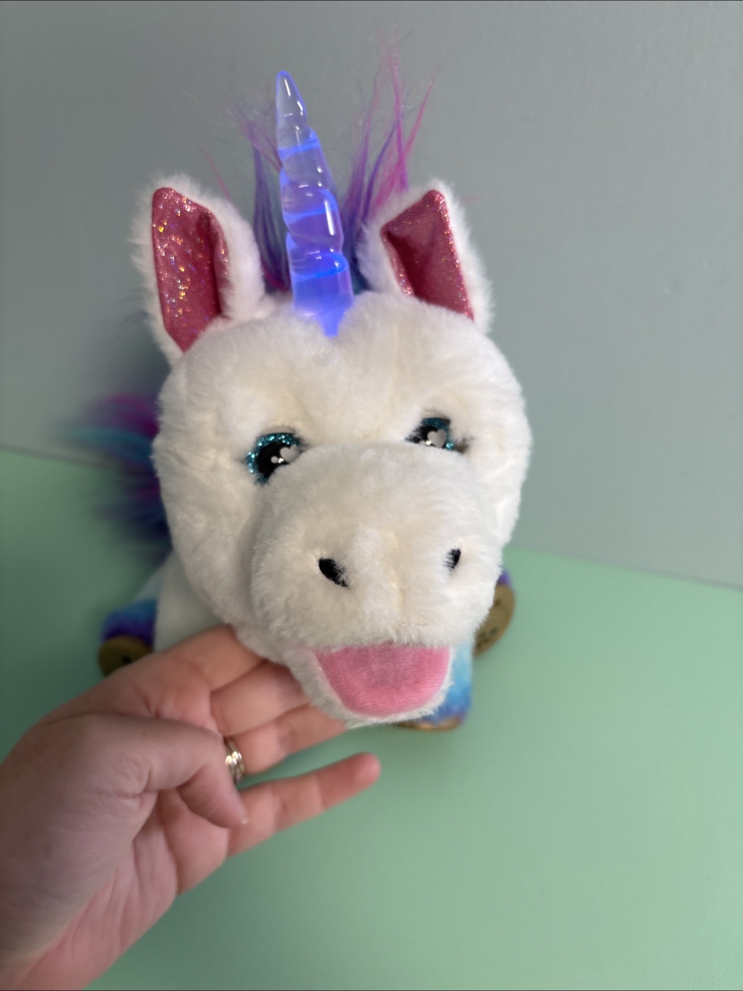 Little Live Rainglow Unicorn Interactive Plush Kids Toy