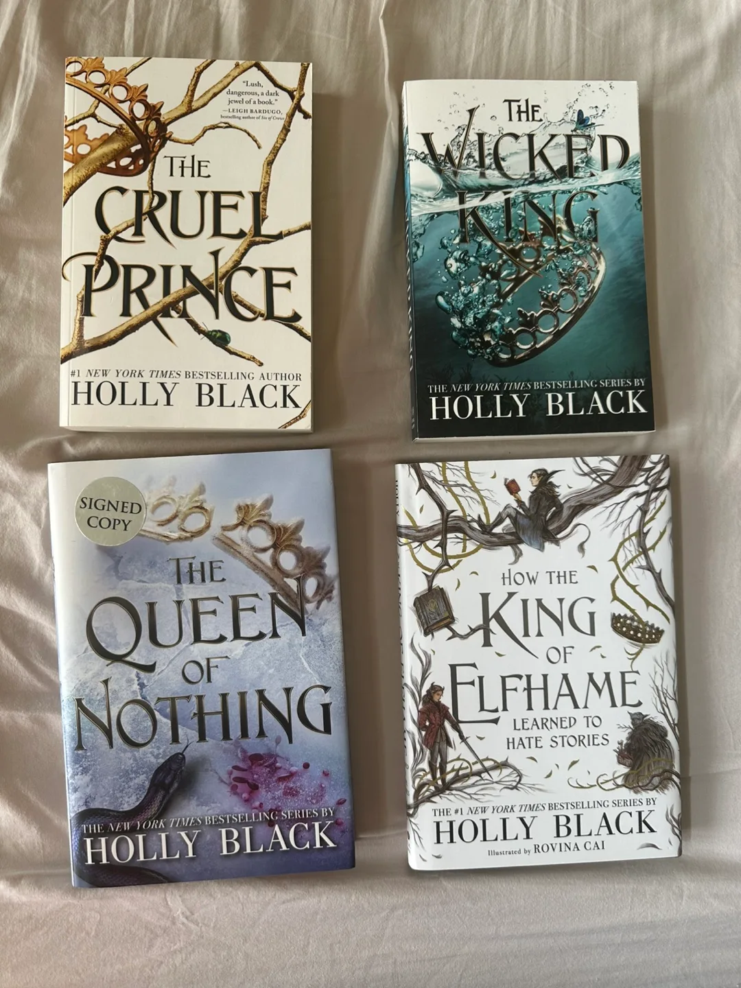 Signed Cruel Prince Series (buy individually or together) thumbnail