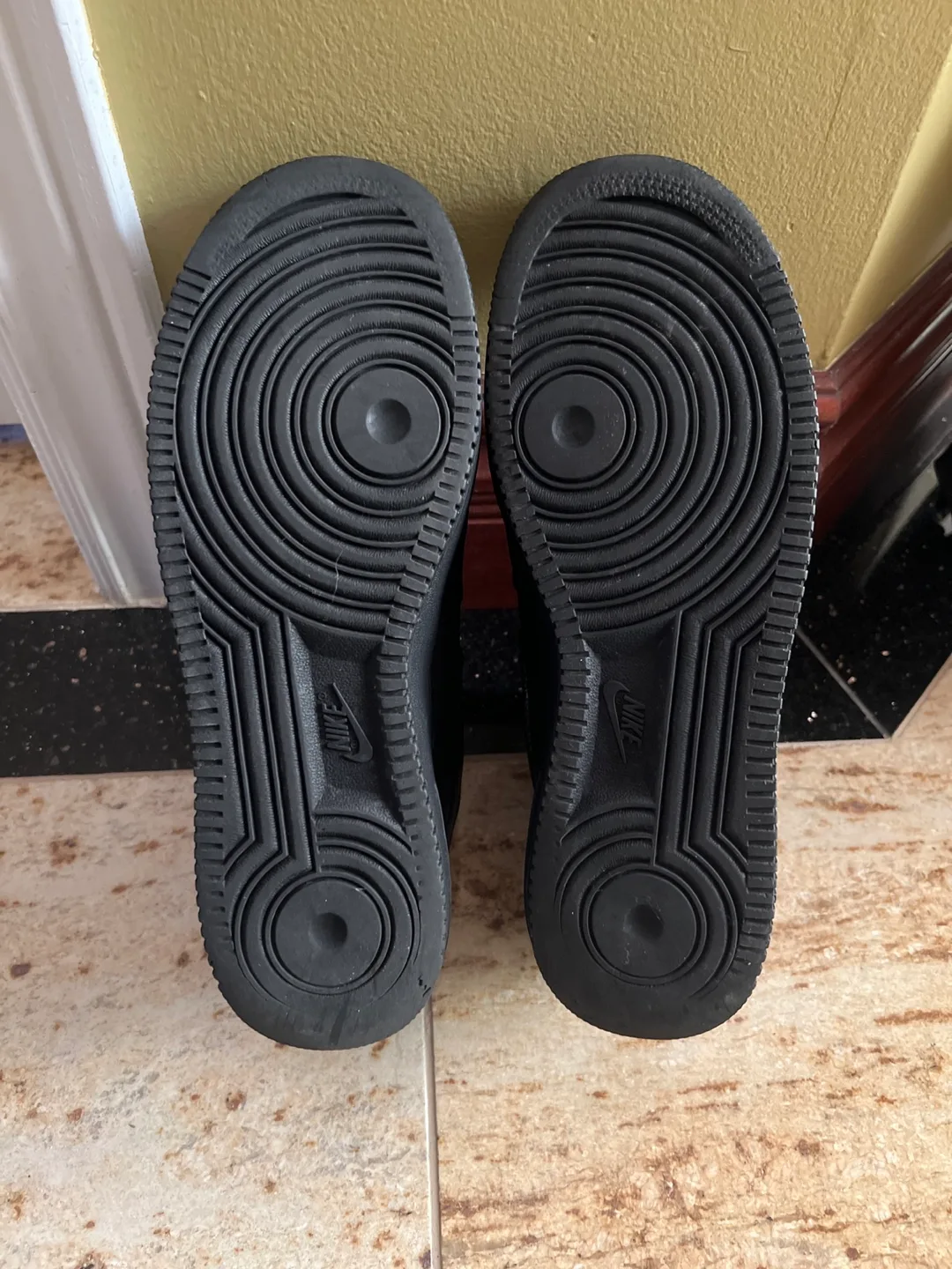 (Slightly Used) Black Air Force 1 (Triple Black) image indicator(2)