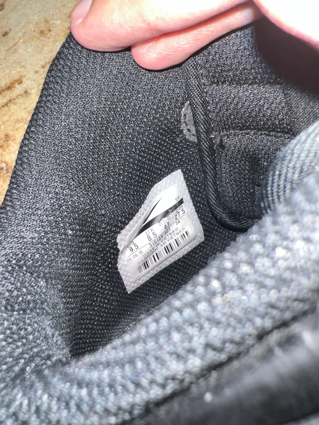 (Slightly Used) Black Air Force 1 (Triple Black) image indicator(5)