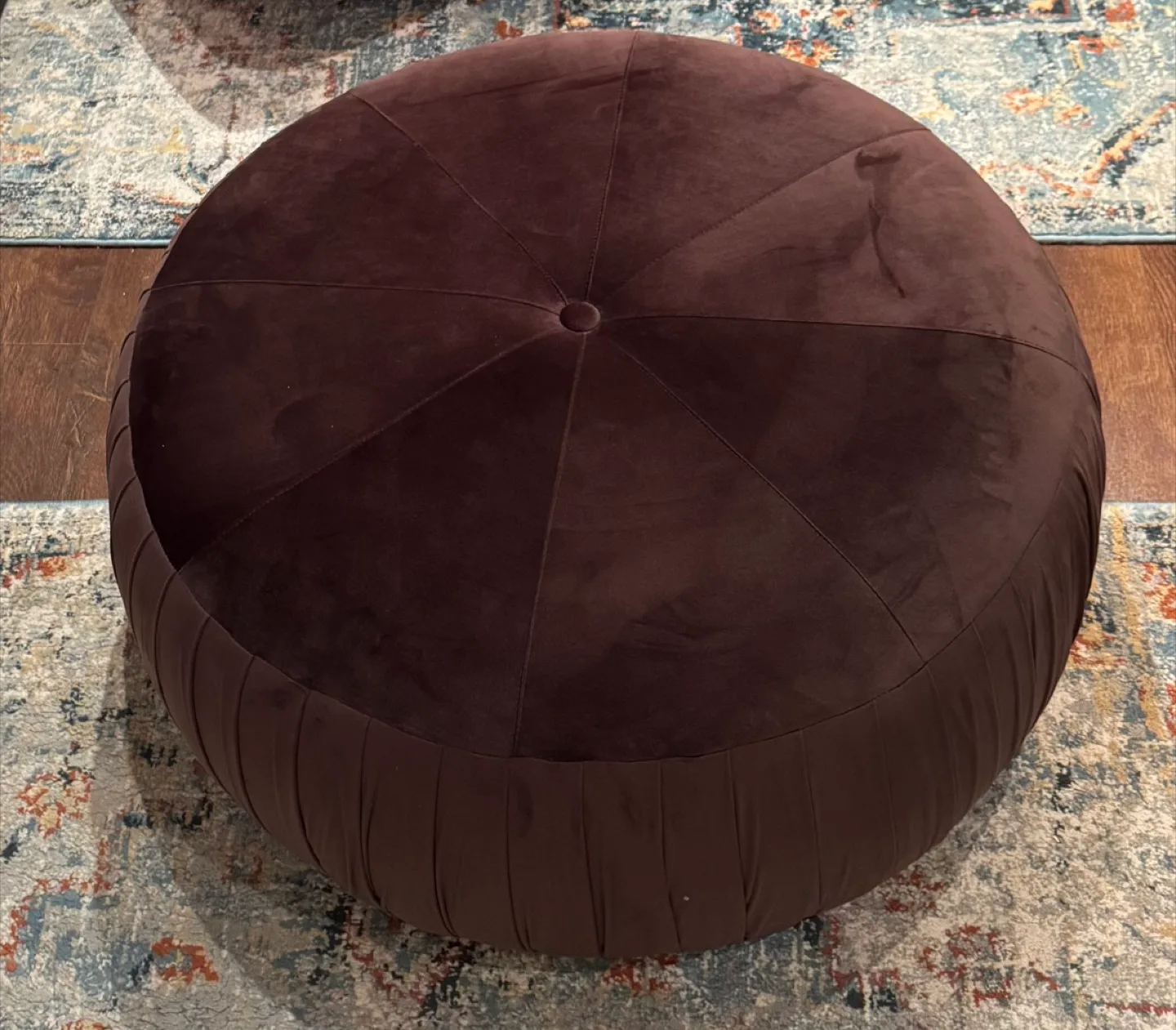 Upholstered Round Ottoman image indicator(6)