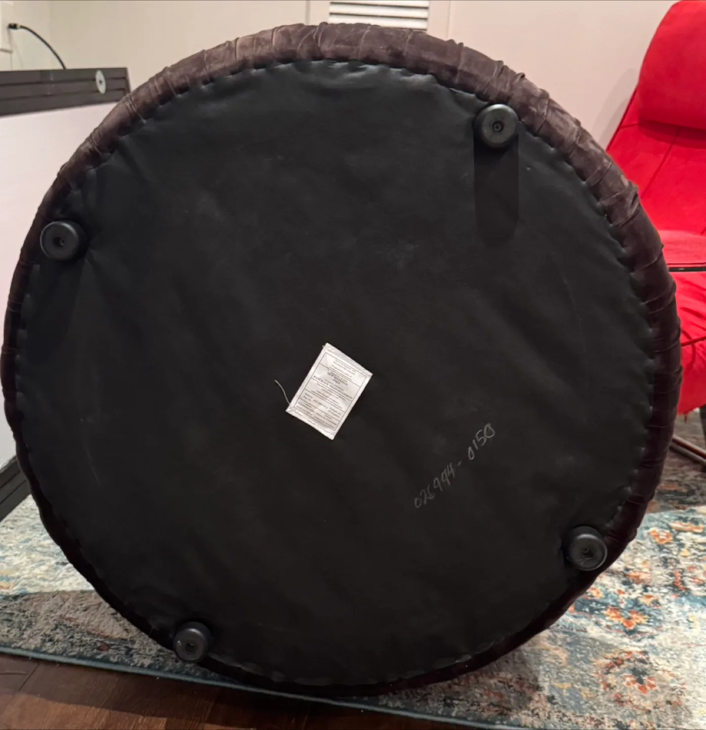 Upholstered Round Ottoman image indicator(4)