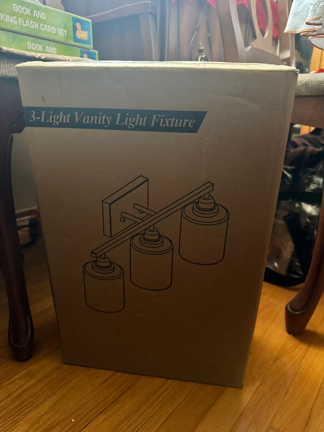 BRAND NEW  Bathroom Light Fixtures Over Mirror, Brushed Nickel image indicator(10)