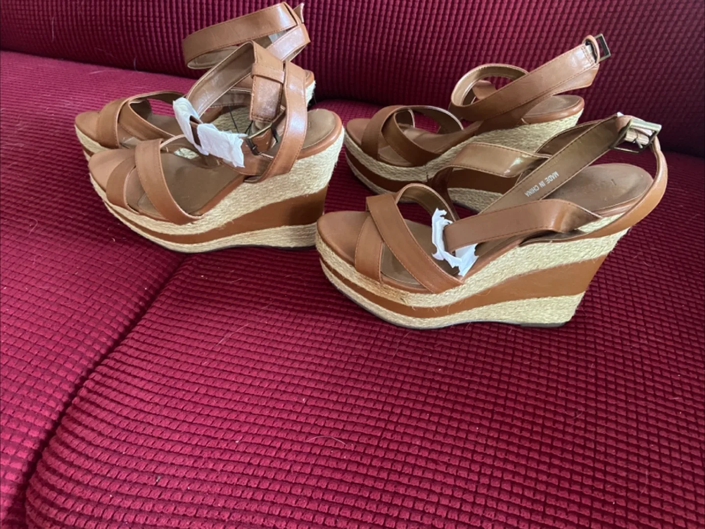 2 pairs of forever 21 brand new sandals , size 8.5 thumbnail