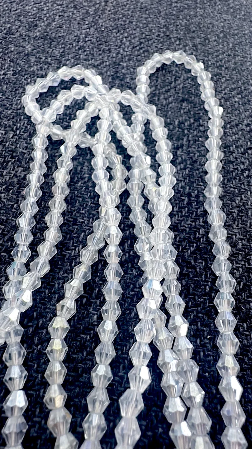 Chrystal beads lariat necklace (40 inches long) image indicator(4)