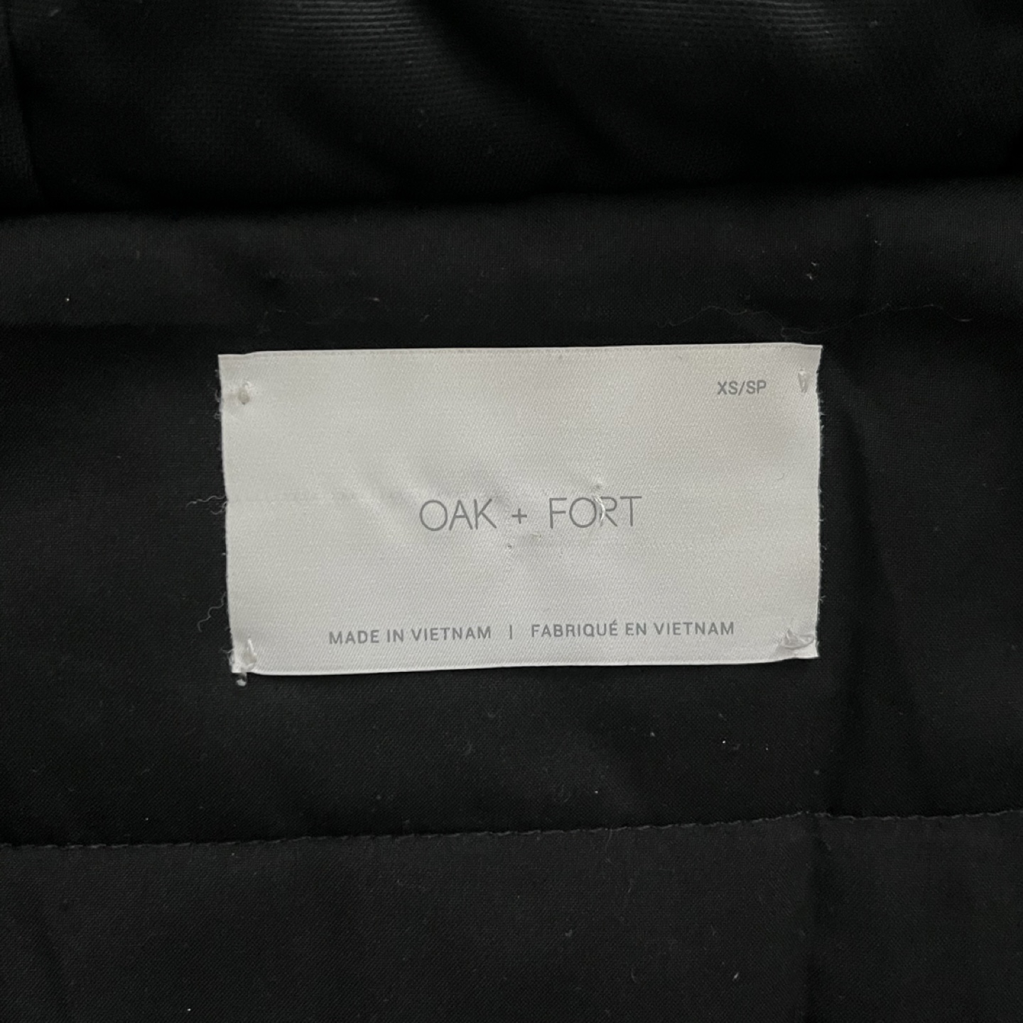Oak + Fort Black Jacket Woman's XS - photo 5