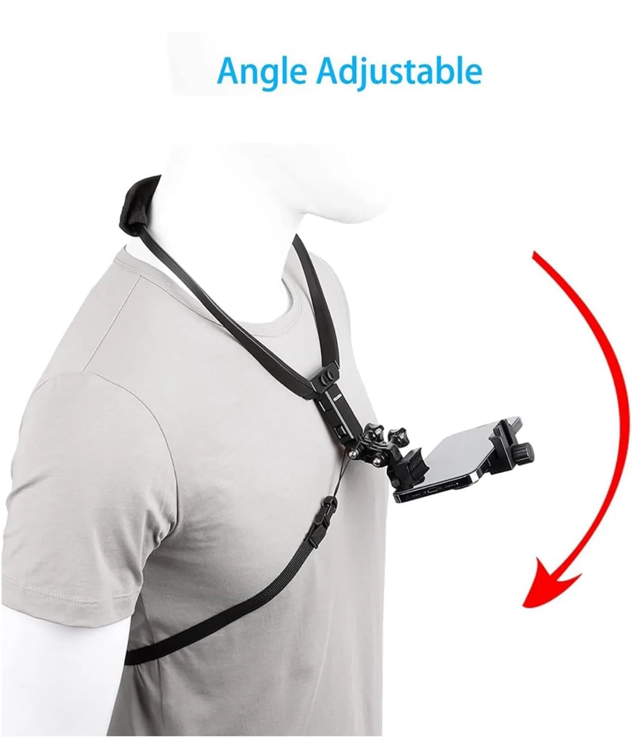 POV/Vlog Smartphone Head Strap Mount &Selfie Neck Holder image indicator(5)