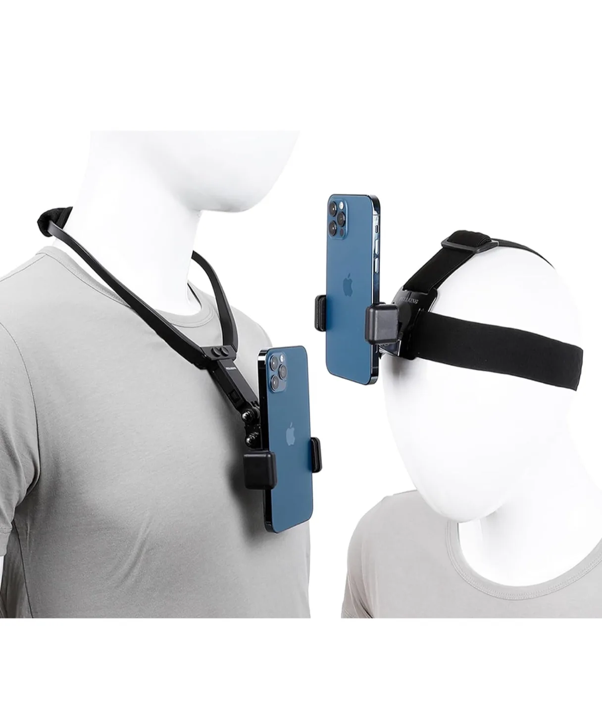 POV/Vlog Smartphone Head Strap Mount &Selfie Neck Holder thumbnail