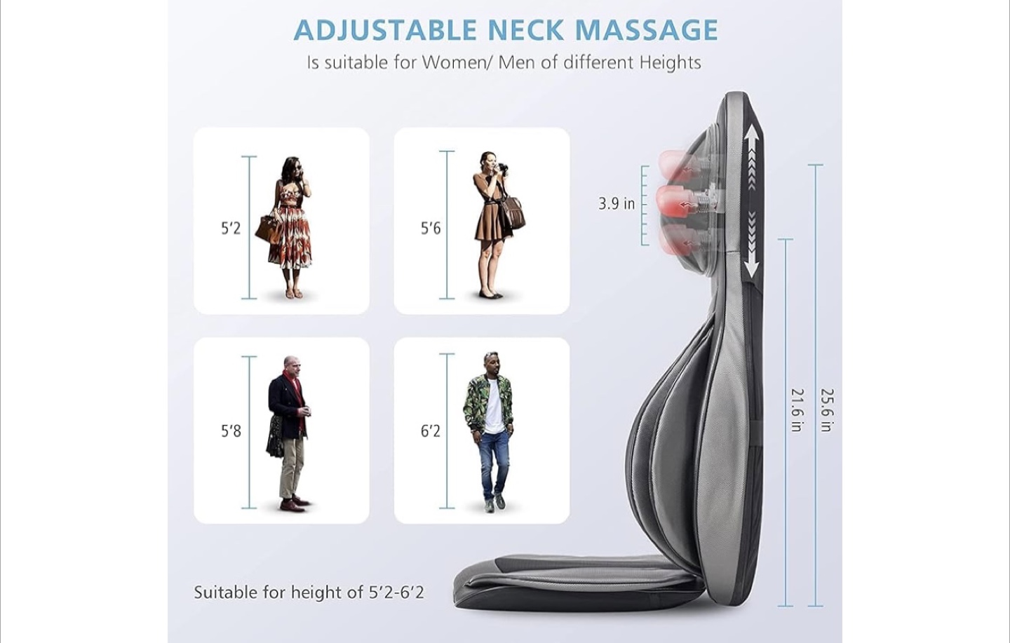 Comfort Massage Chair pad - photo 2