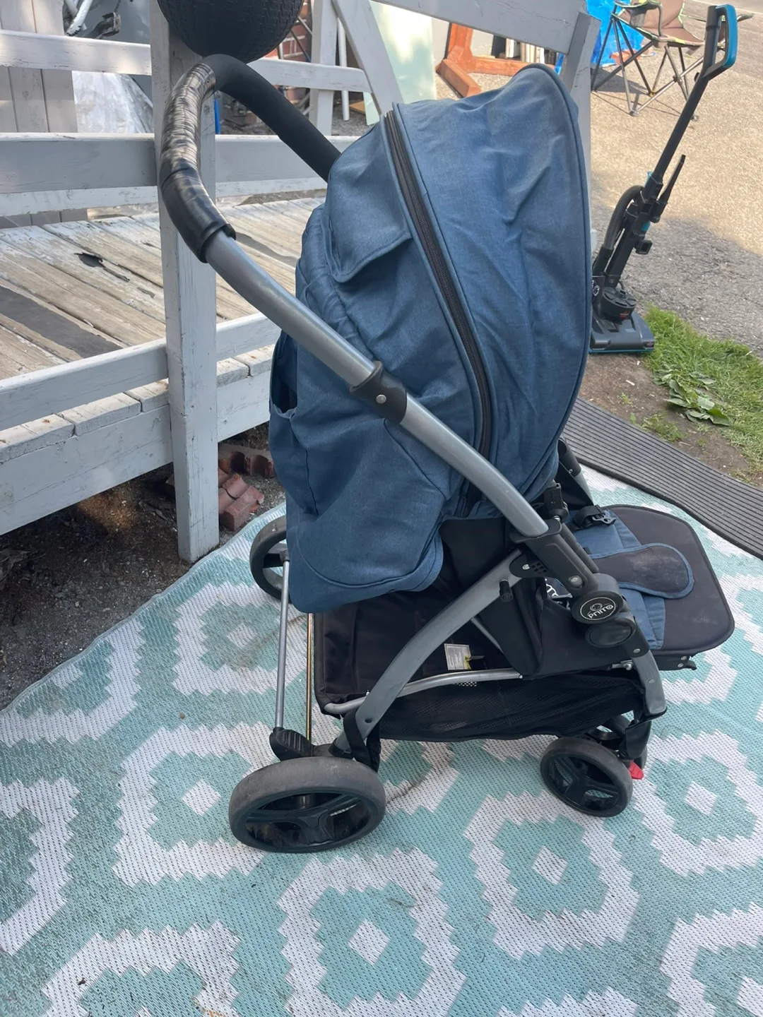 Blue and Black Stroller image indicator(3)
