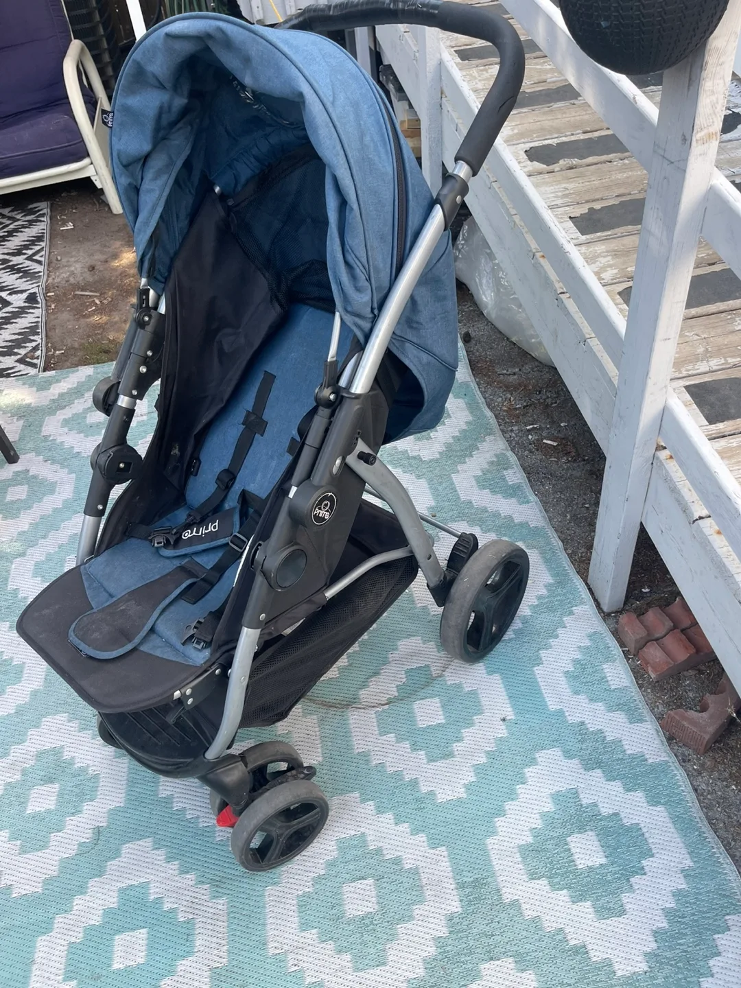 Blue and Black Stroller image indicator(2)