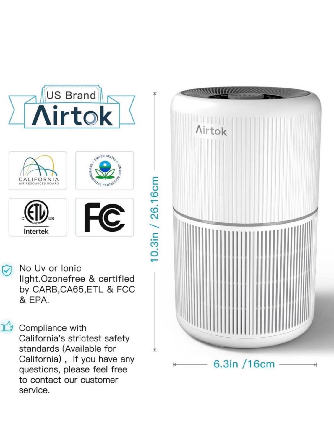 Airtok Air Purifier - photo 2