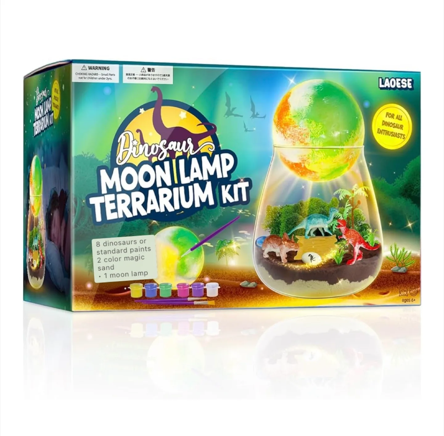 Dinosaur Moon Lamp Terrarium Kit thumbnail