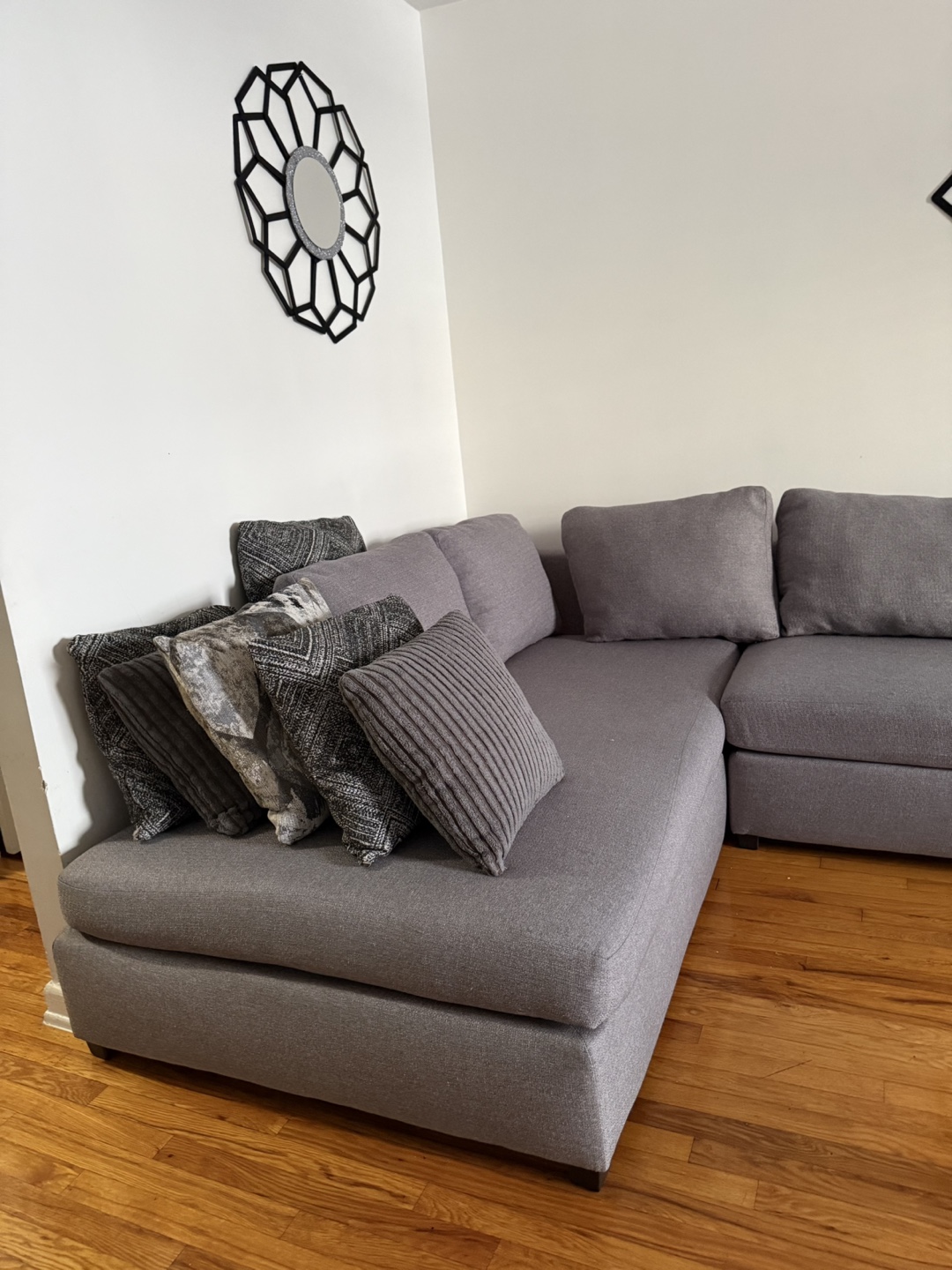 Gray Sectional Sofa - photo 3