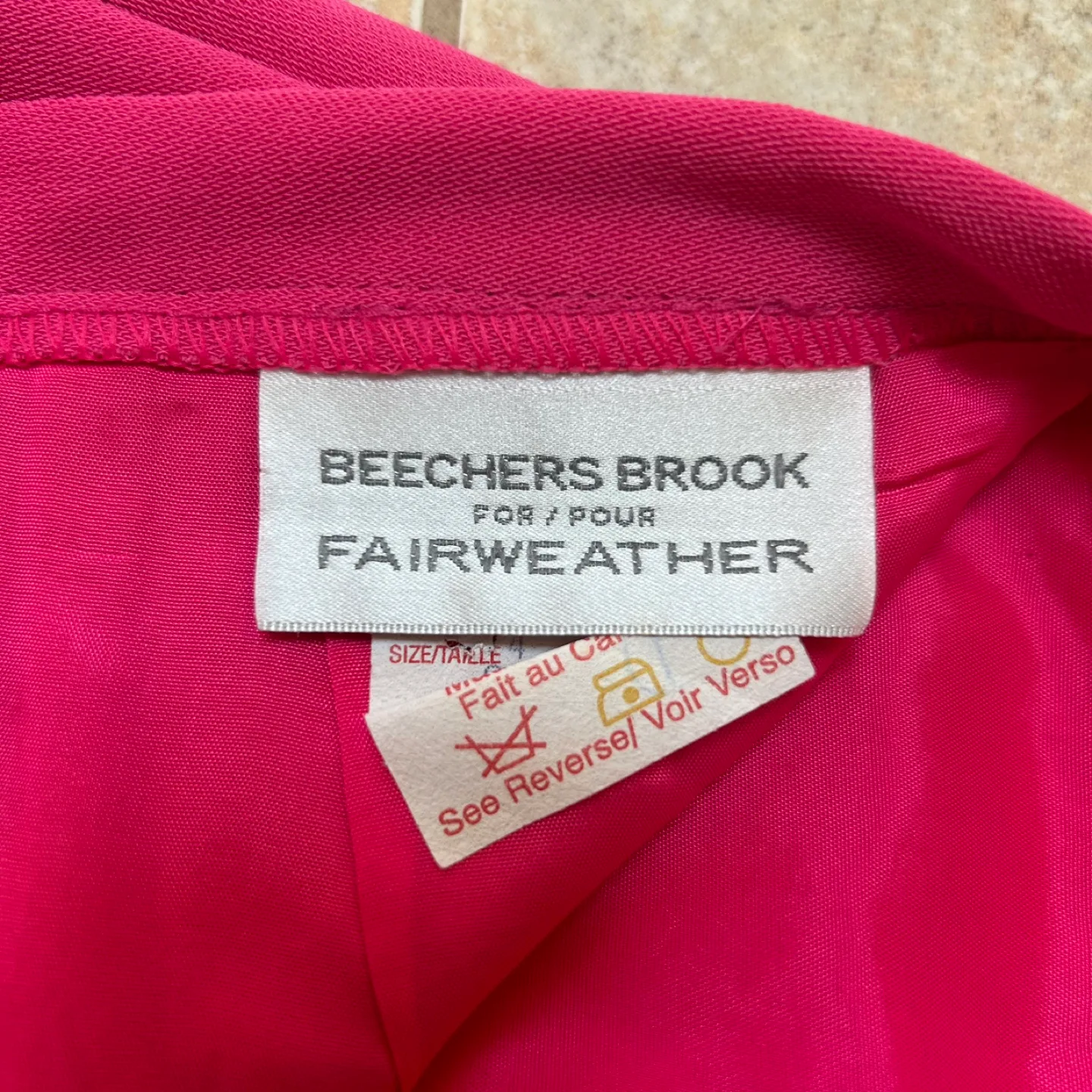 Pink Womens Knee-Length Pencil Skirt with Slit (Size US 4) image indicator(4)