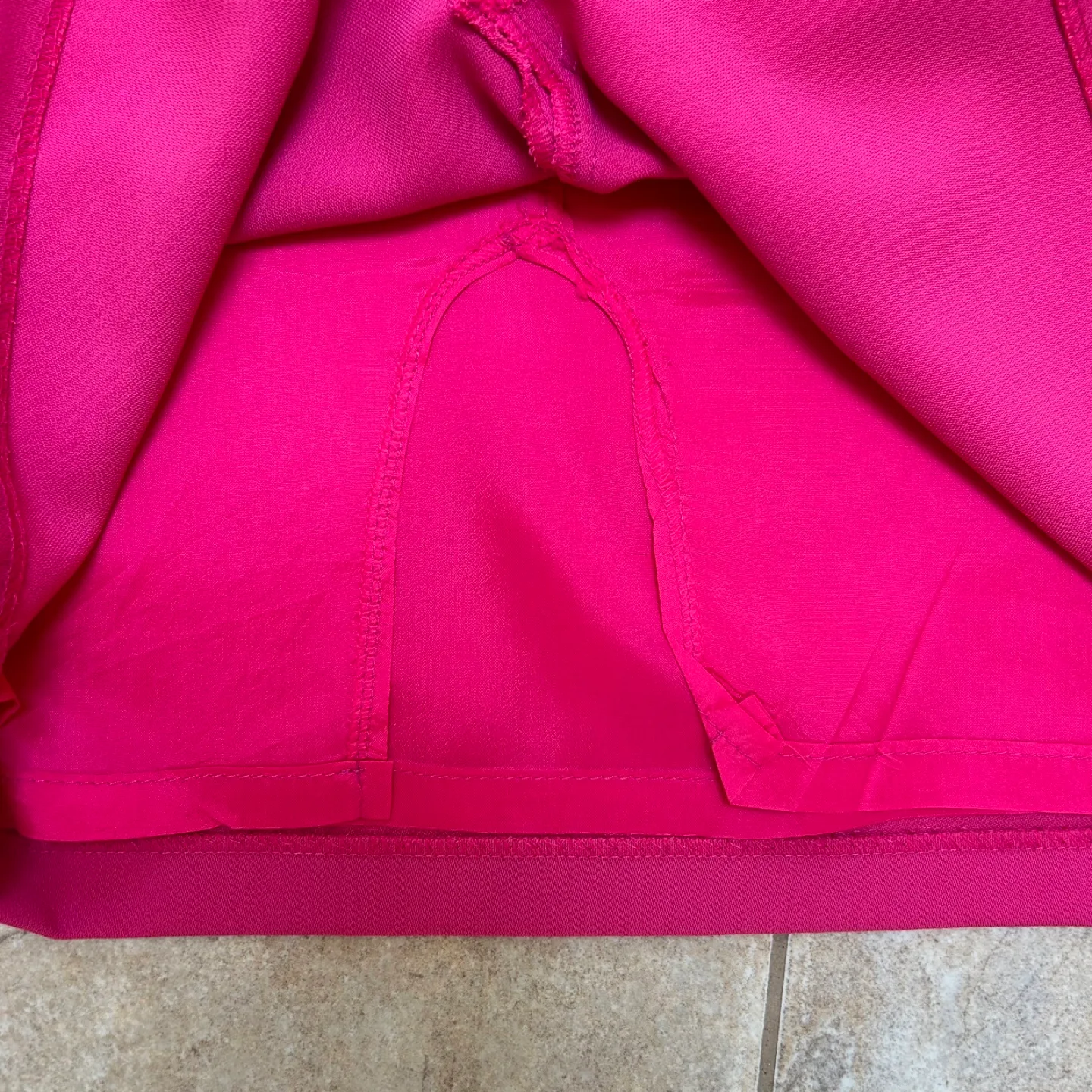 Pink Womens Knee-Length Pencil Skirt with Slit (Size US 4) image indicator(6)