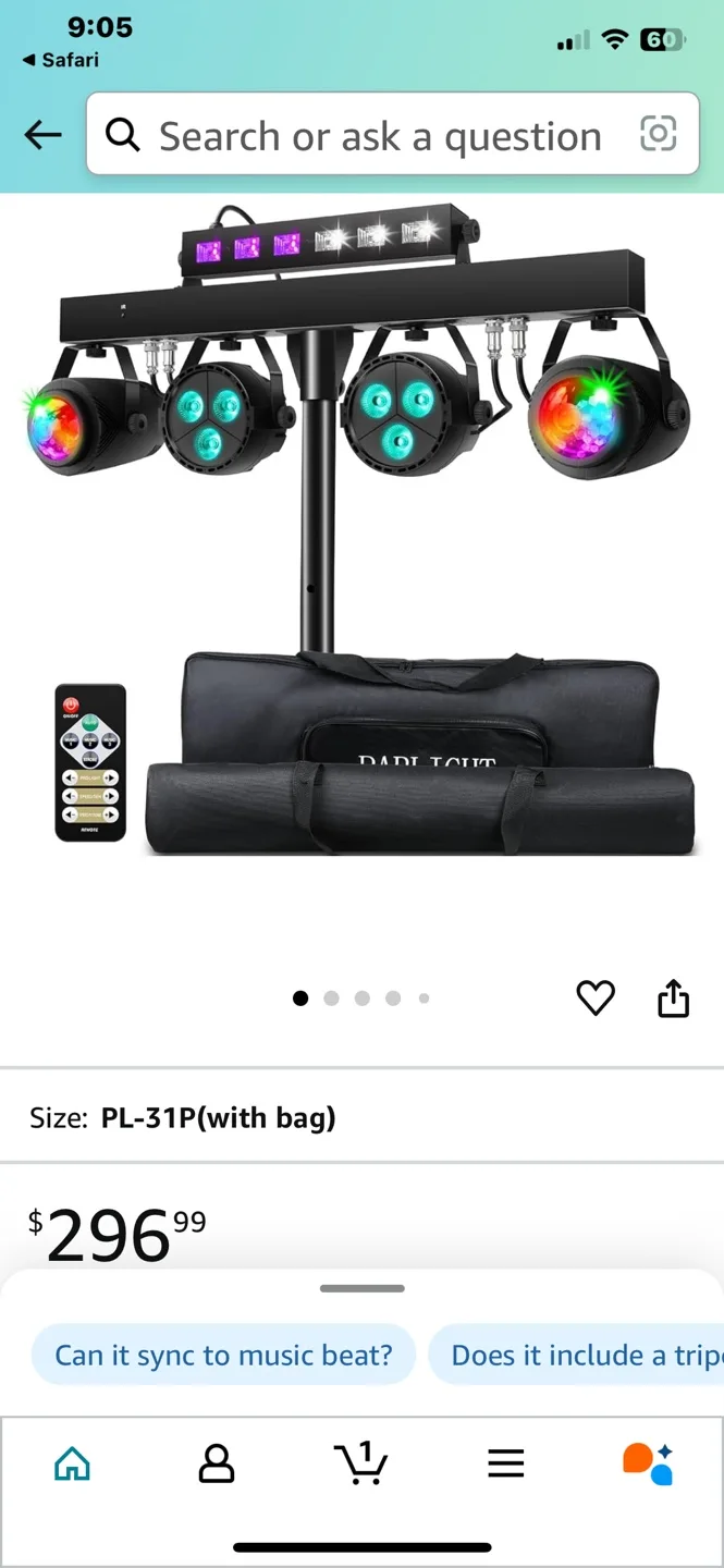 DJ Party Light Stage Lighting thumbnail