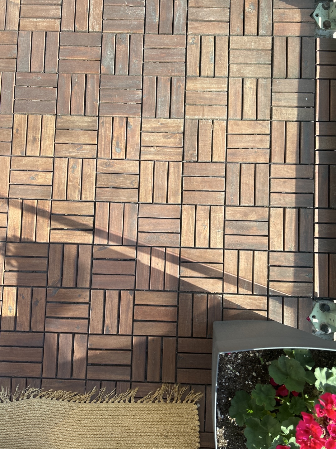 IKEA RUNNEN Outdoor Wood Tile Flooring - photo 5