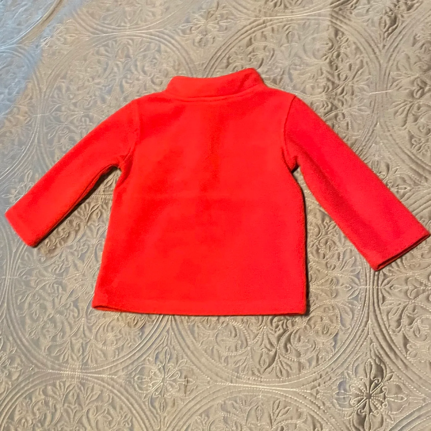 Spyder Kids Red and Black Quarter-Zip Top image indicator(2)