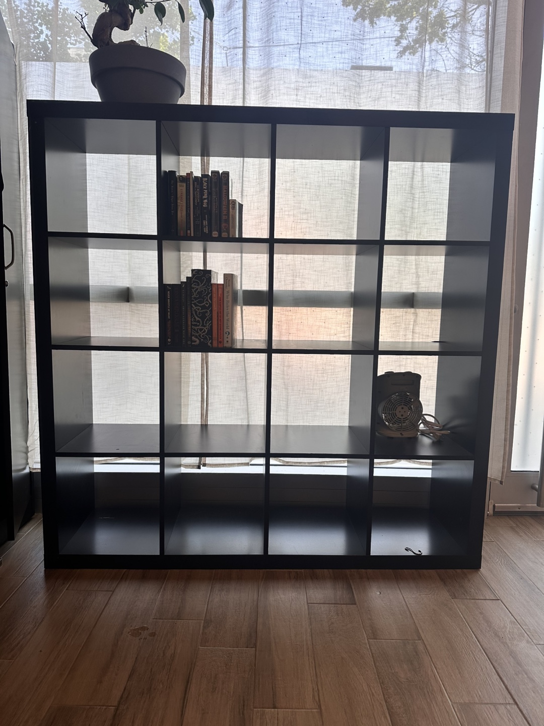 Black Cubby Bookshelf (ikea Kallax) - photo 2