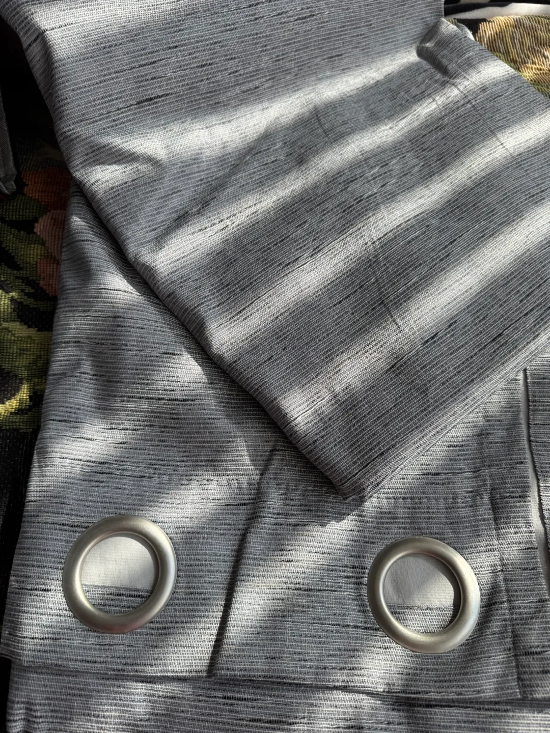 Grey Grommet Curtains thumbnail