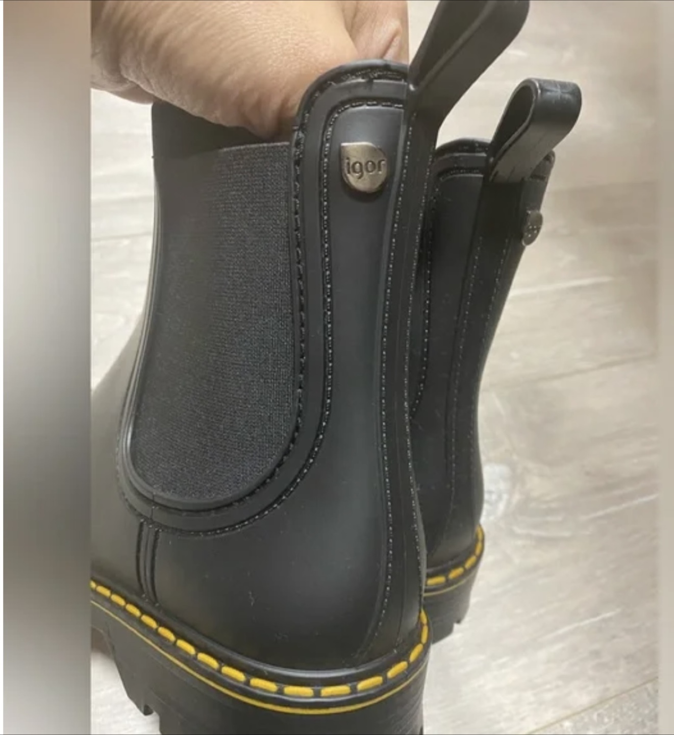 Igor Black Rain Boots