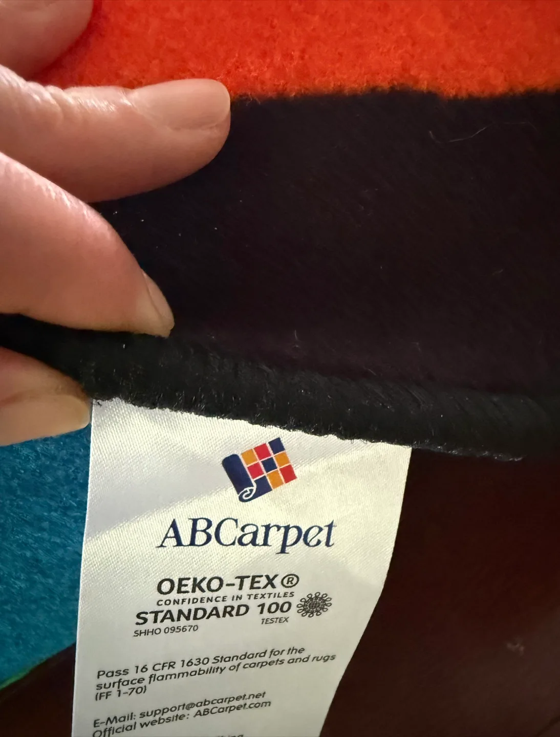 BRAND NEW ! XL Oval ABC Kids Rug 8x14 ft Playroom or Classroom image indicator(5)