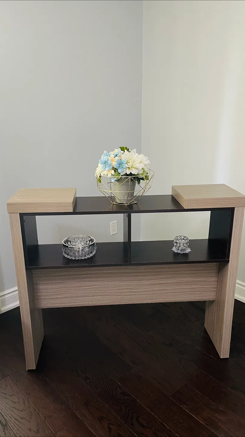 Entryway Table with Shelves Must go Asap before end of June! thumbnail