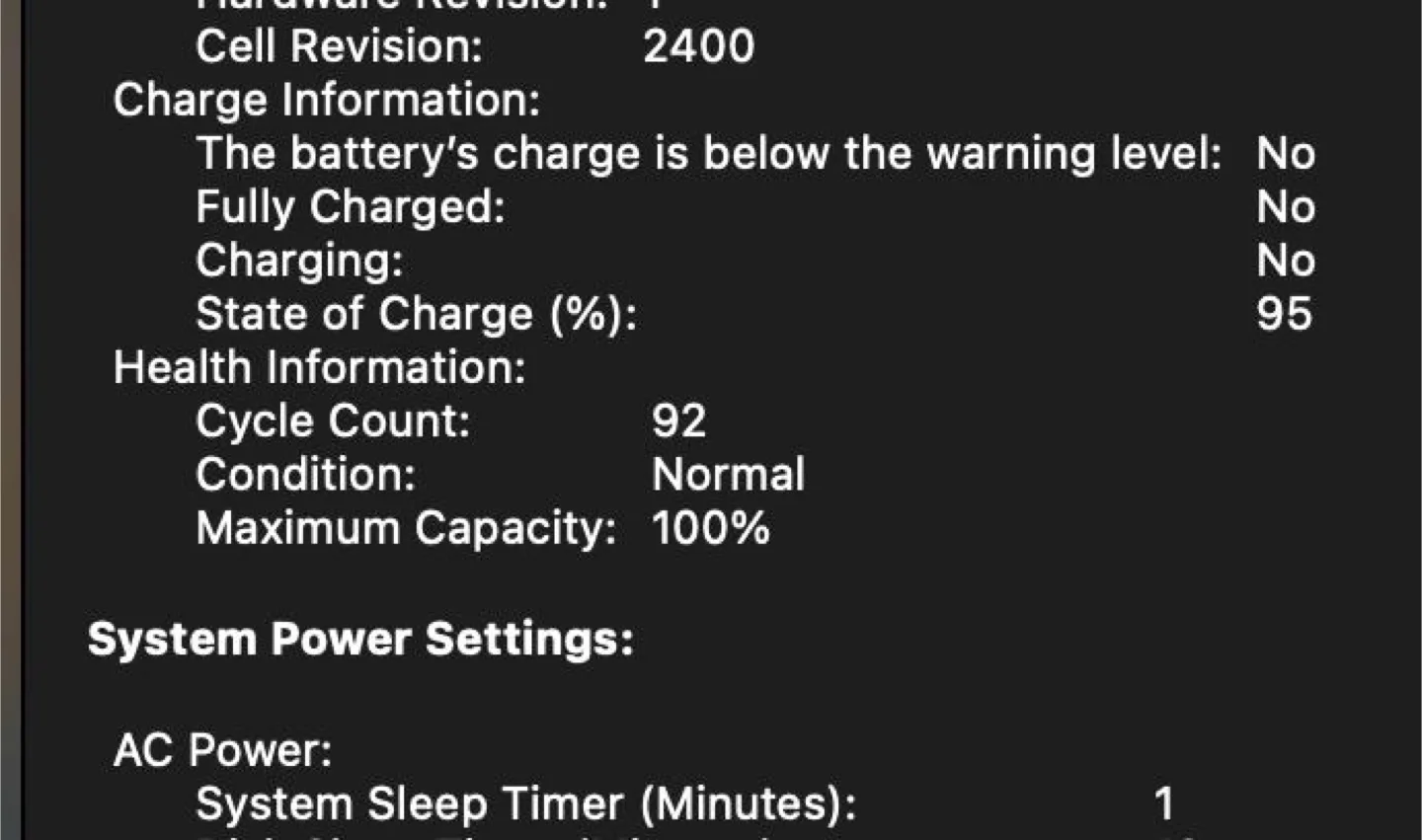 MacBook Pro M2 – AppleCare+ 2026, 100% Battery image indicator(6)