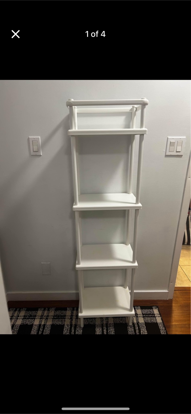 White Shelving Unit