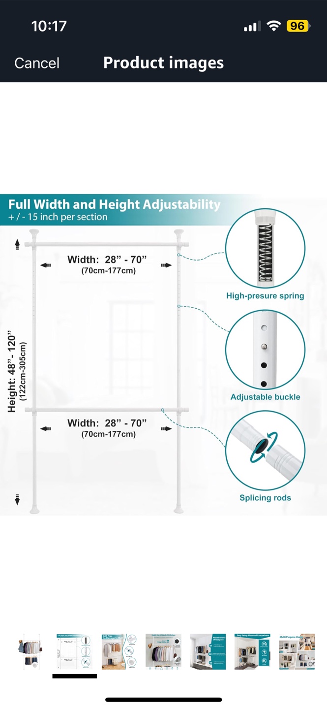 Adjustable Closet Organizer - photo 2