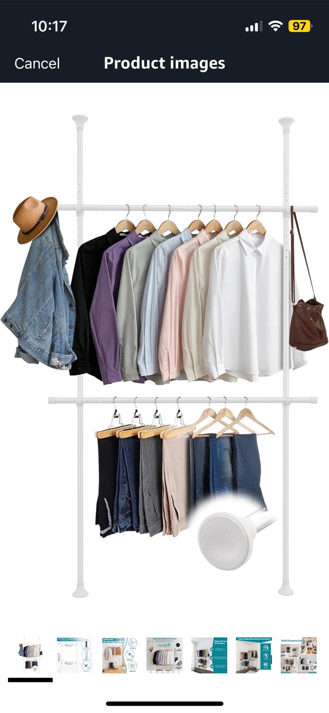 Adjustable Closet Organizer